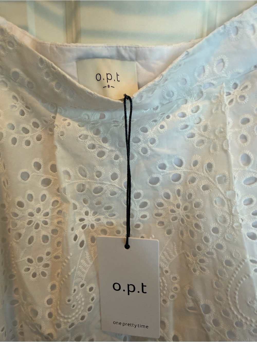 Few Moda o.p.t. Eyelet Maxi Skirt - White - Picture 5 of 7